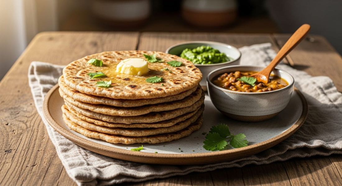 buckwheat pancakes served on a table